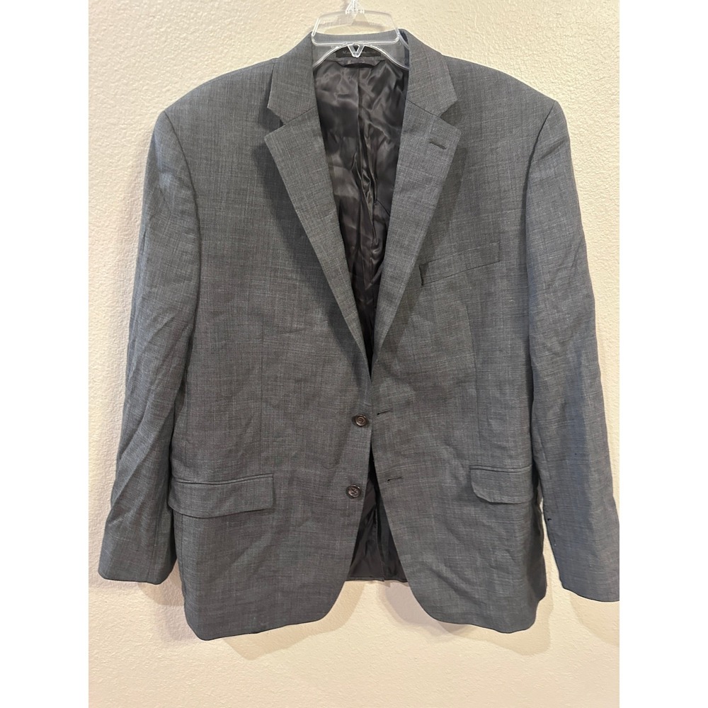 Lauren Ralph Lauren Gray Blazer Jacket Two Button Classic Mens 44R